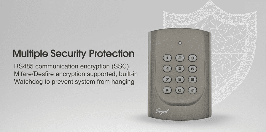 Multiple Security Protection - Soyal Access Reader Wiegand - AR-721K