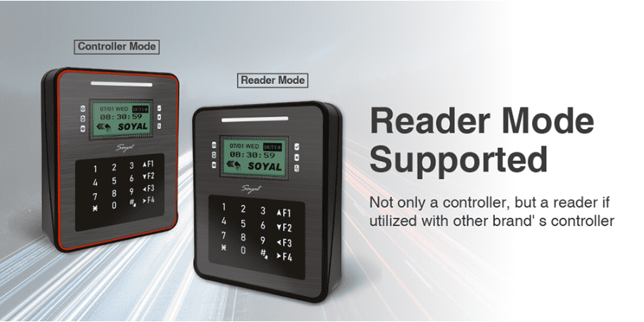 Reader Mode Supported - Soyal Access Control AR-837-ER