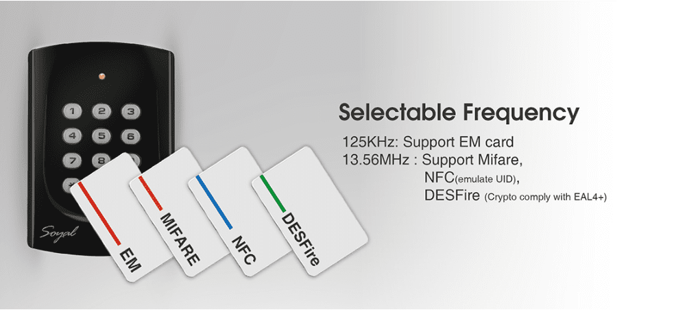 Selectable Frequency Soyal Access Control AR-721H