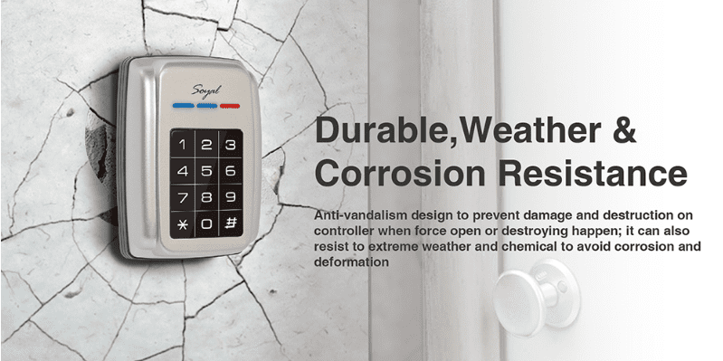 Durable, weather and corrosion resistance - Soyal Access Control - AR-321-H