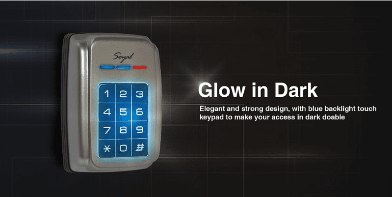 Glow in Dark - Soyal Access Control - AR-321-H