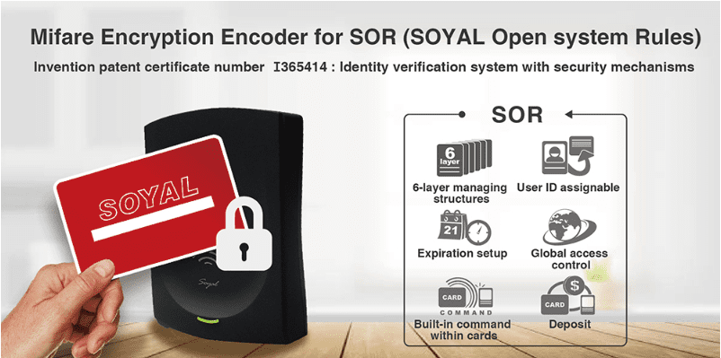 Mifare Encryption Encoder for SOR - AR-725-P