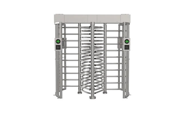 High Security Full Height Turnstile Gate G536-2 Hadap Depan