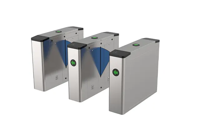 RFID and QR Code Integrated Flap Barrier Gate Y248 - 3 unit hadap kiri
